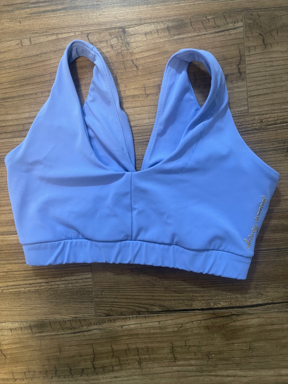 Gymshark Light Blue small sports bra top Whitney Simmons edition